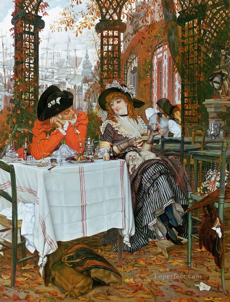 Un Dejeuner James Jacques Joseph Tissot Oil Paintings